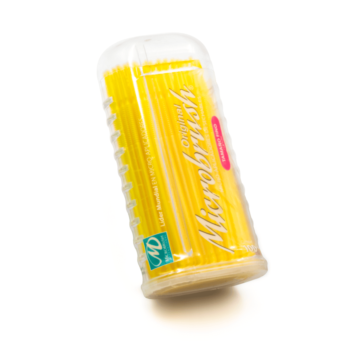 Young Innovations Microbrush Tube Applicators 1.5 mm - Div. Kleuren (4 x 100 st.)-Young Innovations-Fijn Geel-Sordent