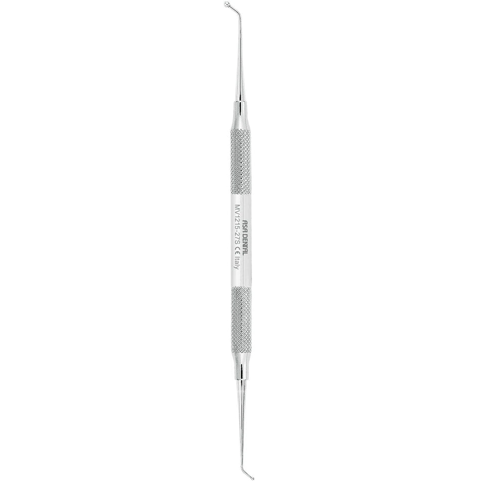 Asa Dental Burnisher MV #26/27S Ball Gekarteld (2 mm - 1 mm)-Instrumenten-Asa Dental S.p.A-Sordent