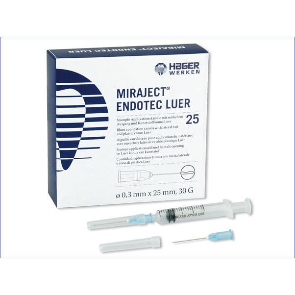 Miraject® Endotec Luer Spoelnaald 21G Ø 0,8 mm / 25 mm (25 st.)-Hager & Werken-Sordent