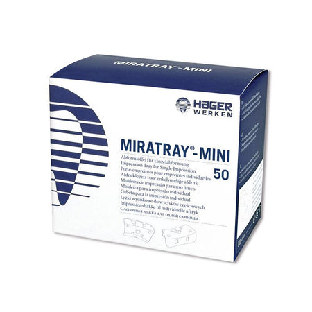 Hager & Werken Miratray®-Mini Afdruklepel Geperforeerd (50 st.)-Hager & Werken-Sordent