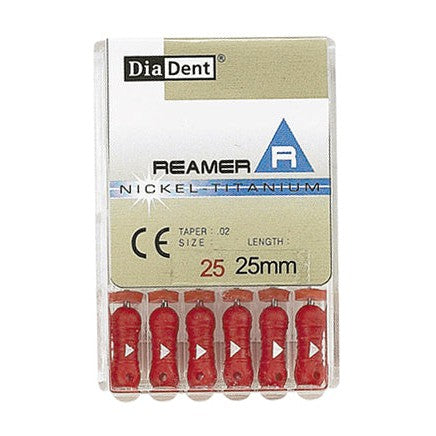 DiaDent NiTi Reamer (.02 Taper - ISO #08-80 - 21/25 mm)-DiaDent-Sordent
