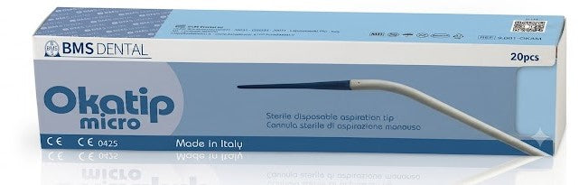 BMS Okatip micro Steriele Afzuigcanule met Afneembare Tip 1.2/2.5 mm (20 st.)