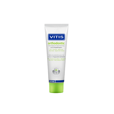 Vitis® Orthodontic Tandpasta tegen tandplaque en cariës (75 mL)-Dentaid-Sordent