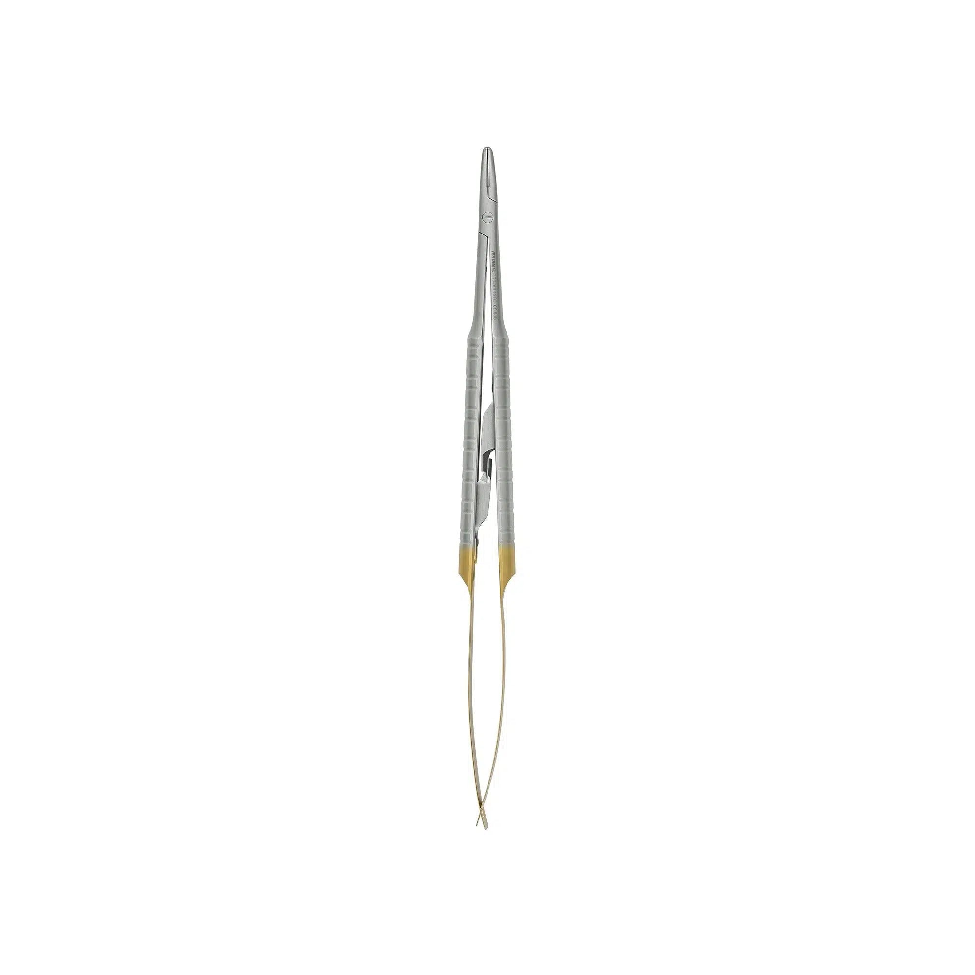 Asa Dental Naaldvoerder / Needle holder Castroviejo TC Gebogen-Instrumenten-Asa Dental S.p.A-Sordent