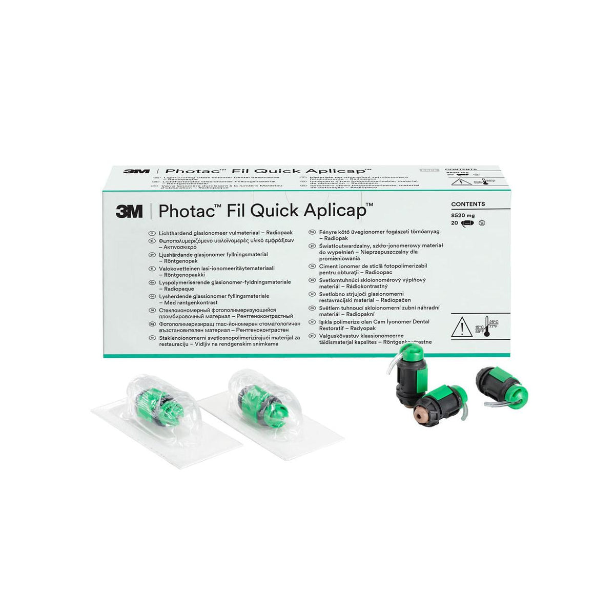 3M™ Photac™ Fil Quick Aplicap™ Lichtuithardend Glasionomeer Restauratiemateriaal-Solventum-Sordent