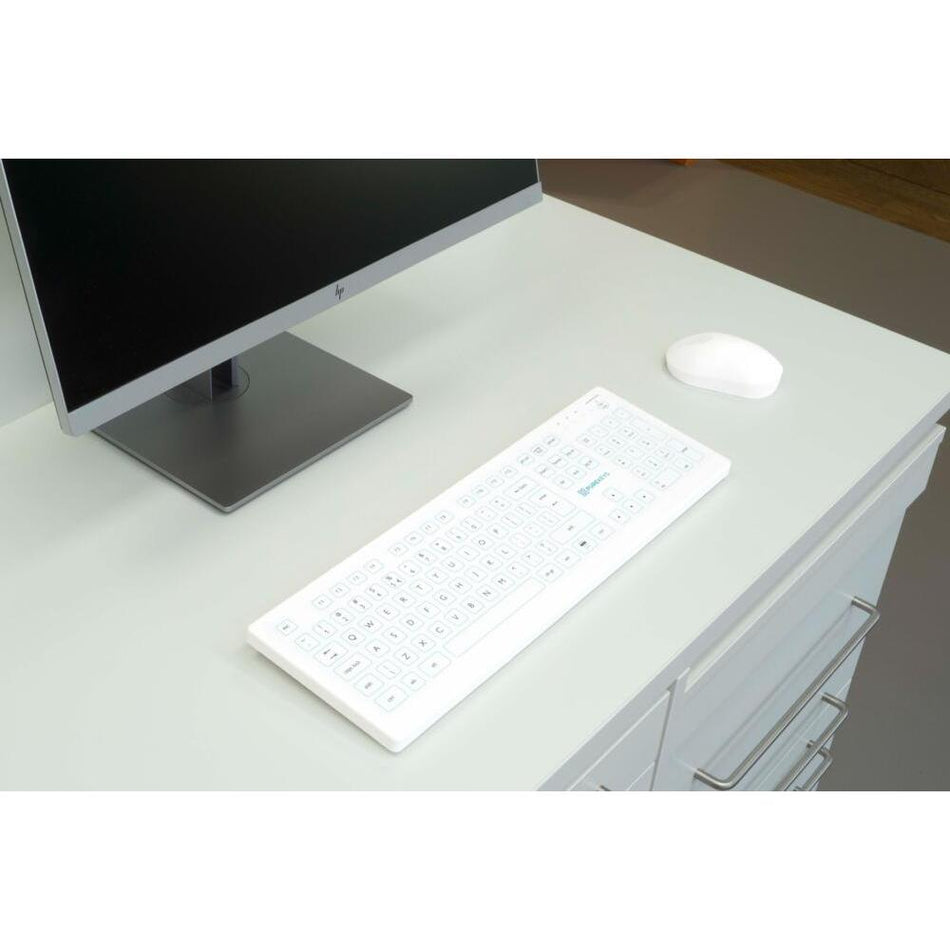 Purekeys Fullsize Hygienische Silicone Toetsenbord - Bedraad