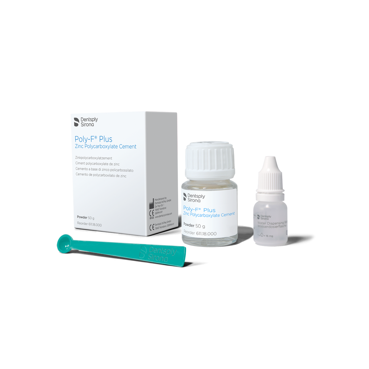 Dentsply Poly-F® Plus Zink Polycarboxylaat Cement Kit (50 st.)-Dentsply Sirona-Sordent