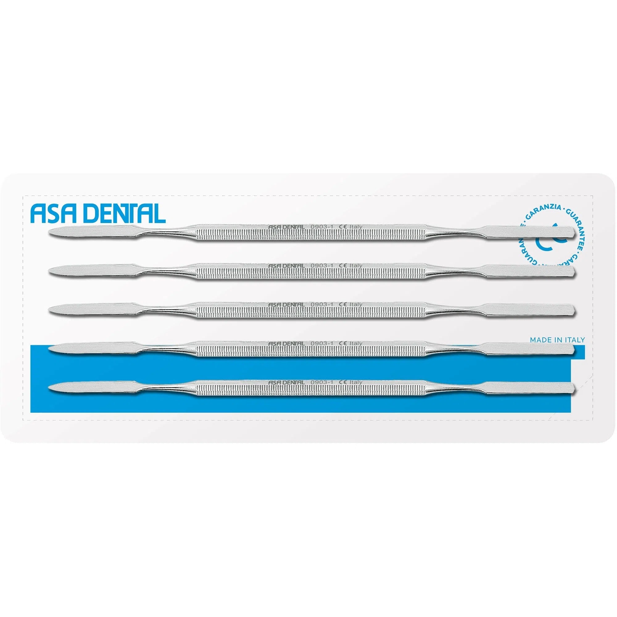 Asa Dental Set Cementspatels (5 st.) #1 (5,5 mm - 17,5 cm)-Instrumenten-Asa Dental S.p.A-Sordent