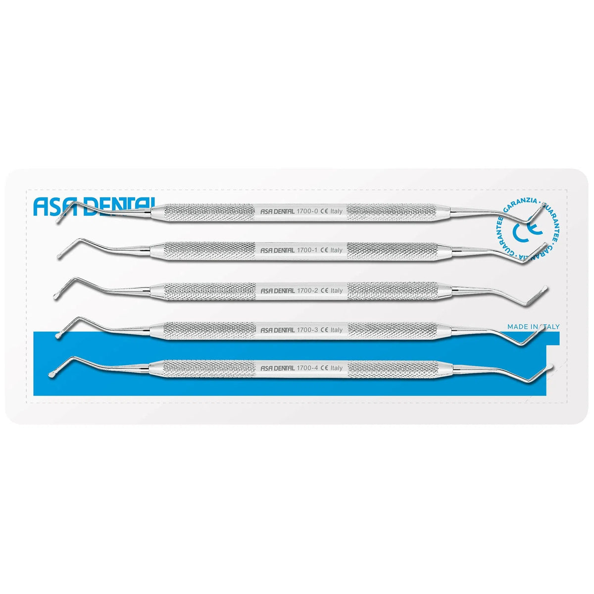 Asa Dental Set Excavator spoon (5 st.) Asa 60 dubbeleindig-Instrumenten-Asa Dental S.p.A-Sordent