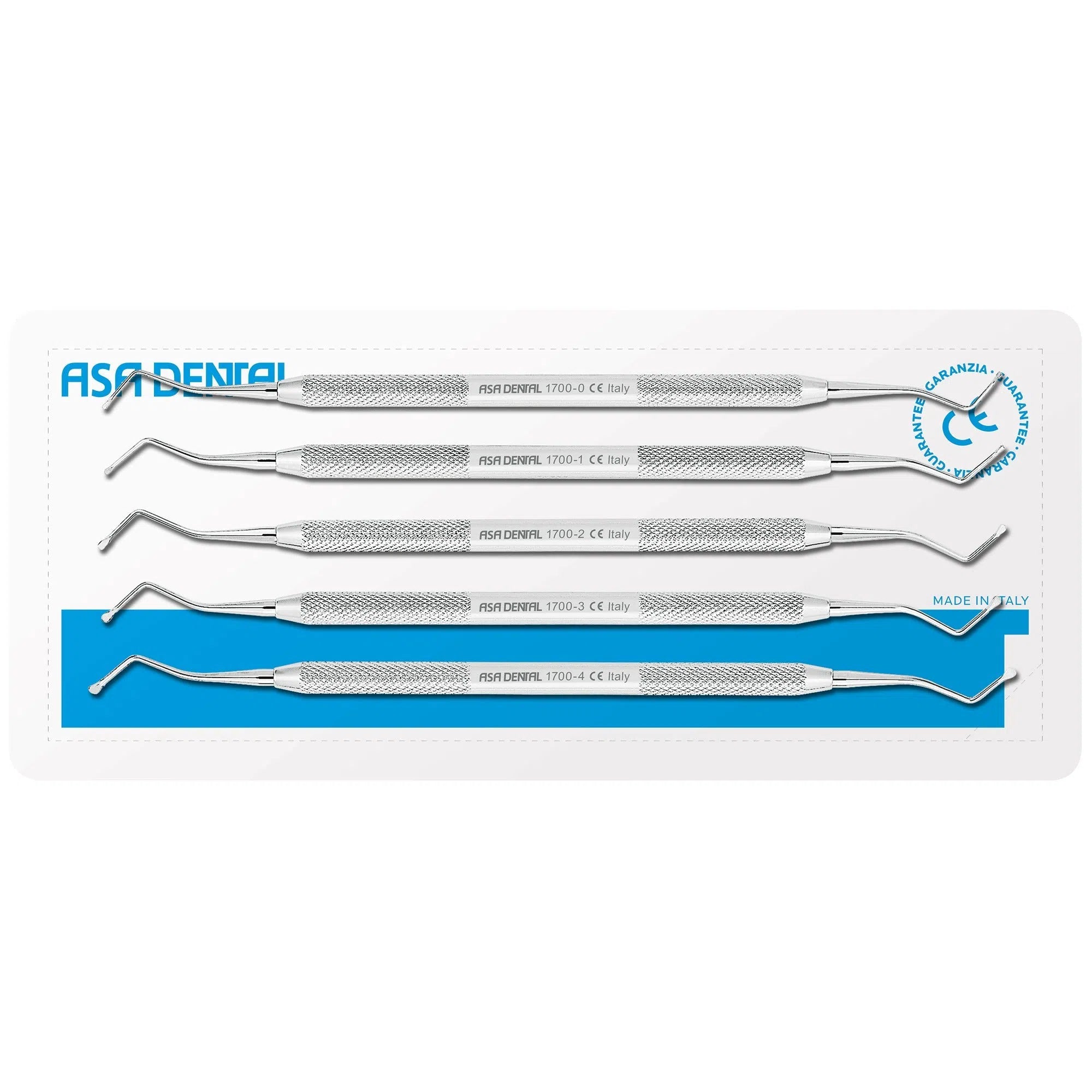 Asa Dental Set Excavator spoon (5 st.) Asa 60 dubbeleindig-Instrumenten-Asa Dental S.p.A-Sordent