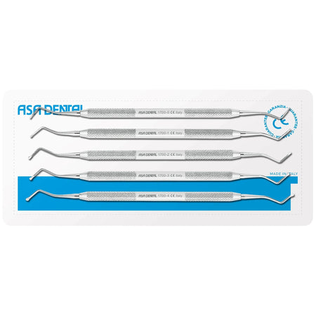 Asa Dental Set Excavator spoon (5 st.) Asa 60 dubbeleindig-Instrumenten-Asa Dental S.p.A-Sordent