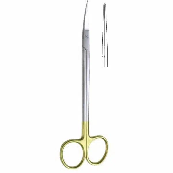 Rechte Chirurgische Schaar Kelly TC (16 cm)-Instrumenten-Sordent-Sordent