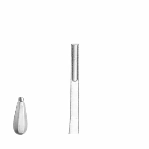 Platte Wortelhevel Bein (3 mm)-Instrumenten-Sordent-Sordent