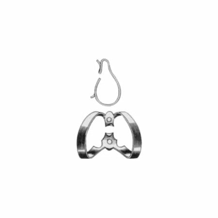 Universele Ovale Rubberdamklem Labiale Holtes en Incisieven-Endodontologie-Sordent-Sordent
