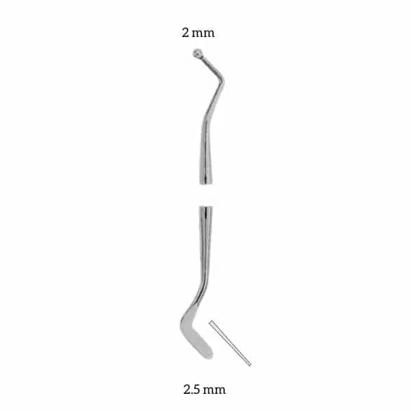 Ash Modelleerspatel - Burnisher #3-Instrumenten-Sordent-Sordent