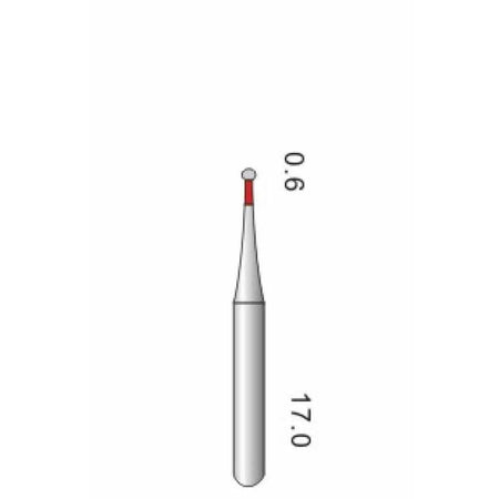 Diamantboor Fijn 514 FG 001 - 0,06 mm (5 st)-Boren-Sordent-Sordent