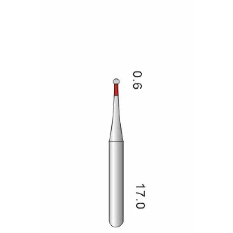 Diamantboor Fijn 514 FG 001 - 0,06 mm (5 st)-Boren-Sordent-Sordent