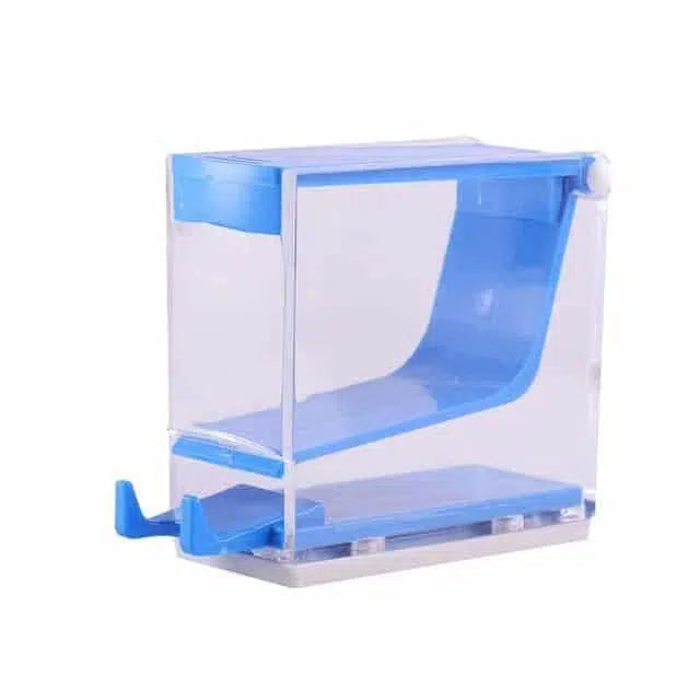 Katoen Wattenrol Dispenser met drukknop-Disposables-Sordent-Blauw-Sordent