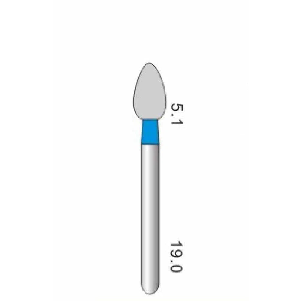 Diamantboor Medium 524 FG 257 - 0,28 mm (10 st)-Boren-Sordent-Sordent