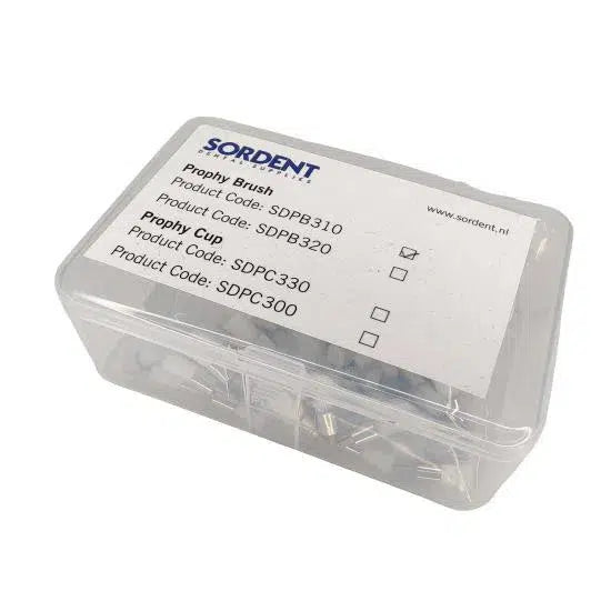 Polijstborstel Smal Transparant Nylon Schroef Type (100 st.)-Polijstmaterialen-Sordent-Sordent