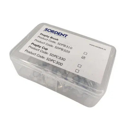 Polijstborstel Kegel Smal Transparant Nylon Schroef (100 st)-Polijstmaterialen-Sordent-Sordent