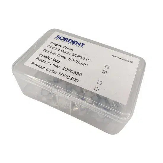 Polijstborstel Kegel Smal Transparant Nylon Schroef (100 st)-Polijstmaterialen-Sordent-Sordent