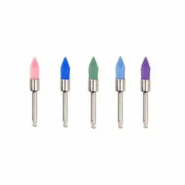 Polijstborstel Kegel Smal Nylon Kleurenmix (100 st.)-Polijstmaterialen-Sordent-Sordent