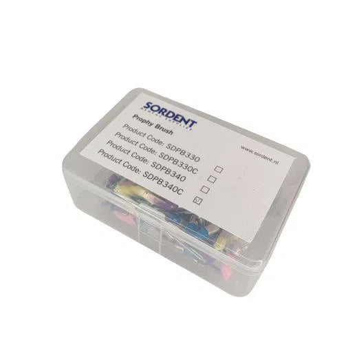 Polijstborstel Kegel Smal Nylon Kleurenmix (100 st.)-Polijstmaterialen-Sordent-Sordent
