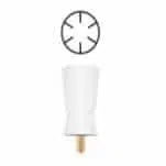 Polijstcup Soft Wit Schroef Type (100 st.)-Polijstmaterialen-Sordent-Sordent