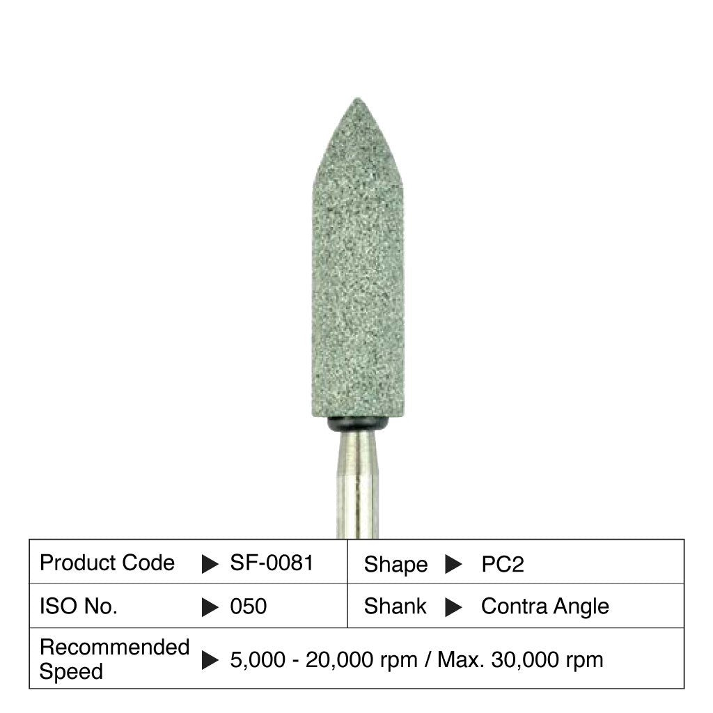 Shofu Dura-Green Stones PC2 Cilinder met punt CA 050 (12 st.)-Shofu-Sordent
