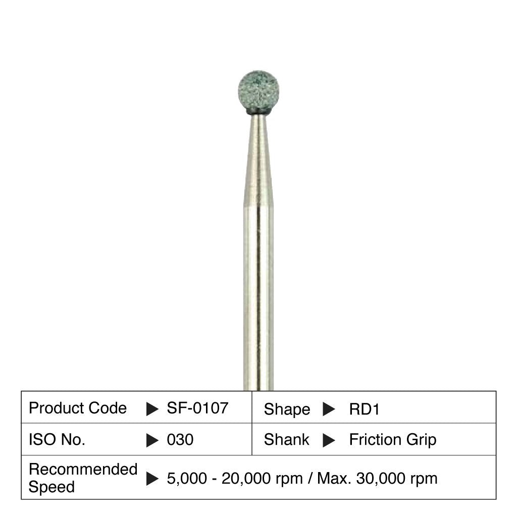 Shofu Dura-Green Stones RD1 Rond FG 030 (12 st.)-Shofu-Sordent