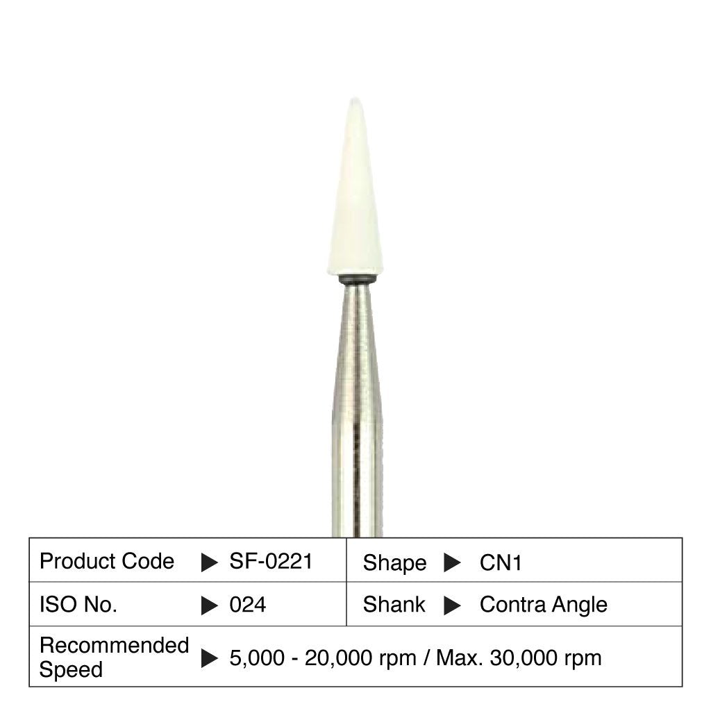 Shofu Dura-White Stones CN1 Kegel CA 024 (12 st.)-Shofu-Sordent