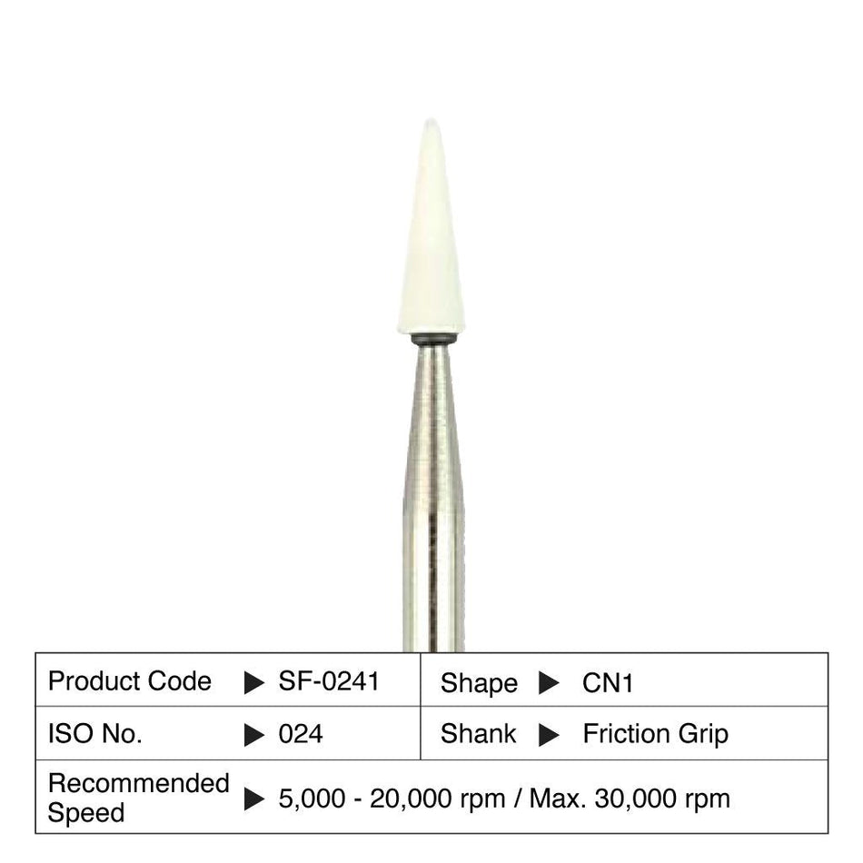 Shofu Dura-White Stones CN1 Kegel FG 024 (12 st.)-Shofu-Sordent