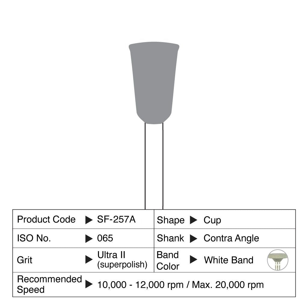 Shofu Ceramisté Ultra II High-Gloss Cup CA 065 (12 st.)-Shofu-Sordent