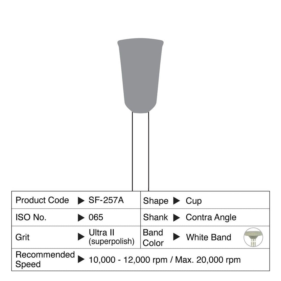 Shofu Ceramisté Ultra II High-Gloss Cup CA 065 (12 st.)-Shofu-Sordent