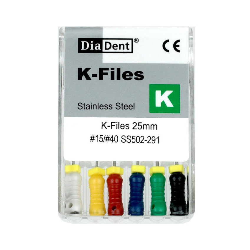 DiaDent K-Handvijl (RVS - .02 - ISO #08-80 - 21, 25, 31 mm)-DiaDent-Sordent