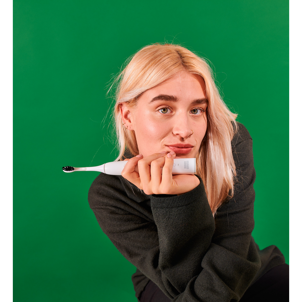 Boombrush Sonische Tandenborstel (Zwart/Wit) – 90 Dagen Batterij-Boombrush-Sordent