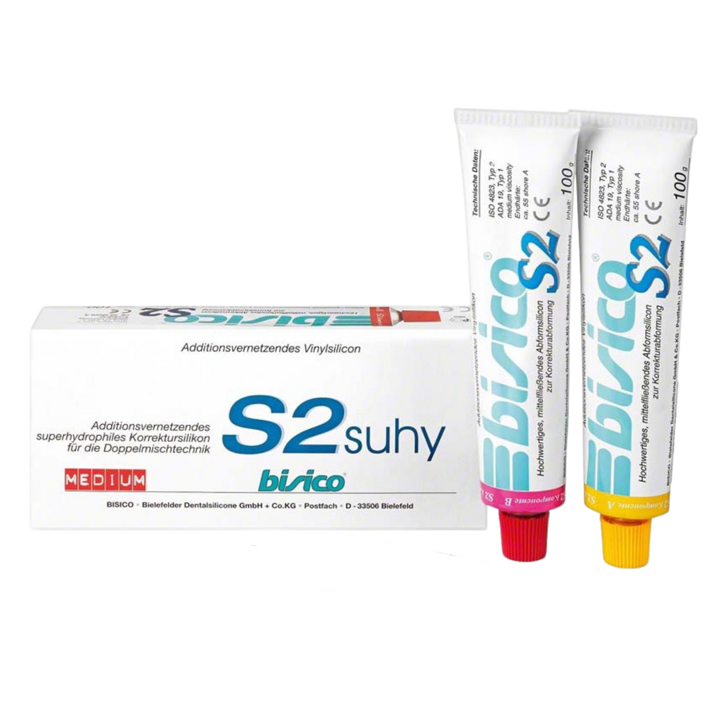 Bisico® S2 Suhy - Medium Tubes - A-Silicone - (2 x 100 gr.)-Bisico-Sordent