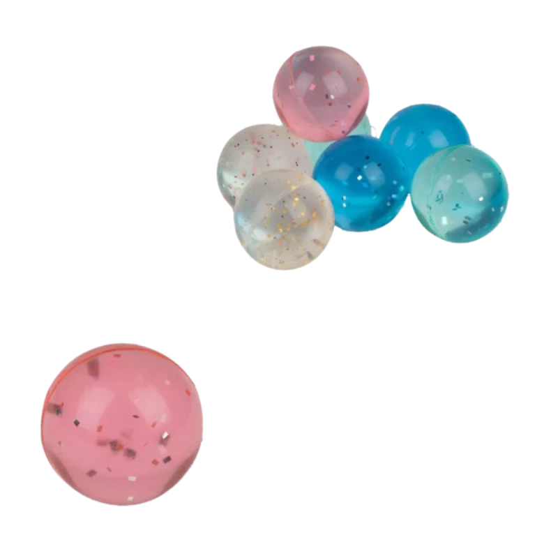 Denlo Glitter Stuiterballen - Speelgoed - 27 mm - DNL016 - (72 st.)-Denlo-Sordent