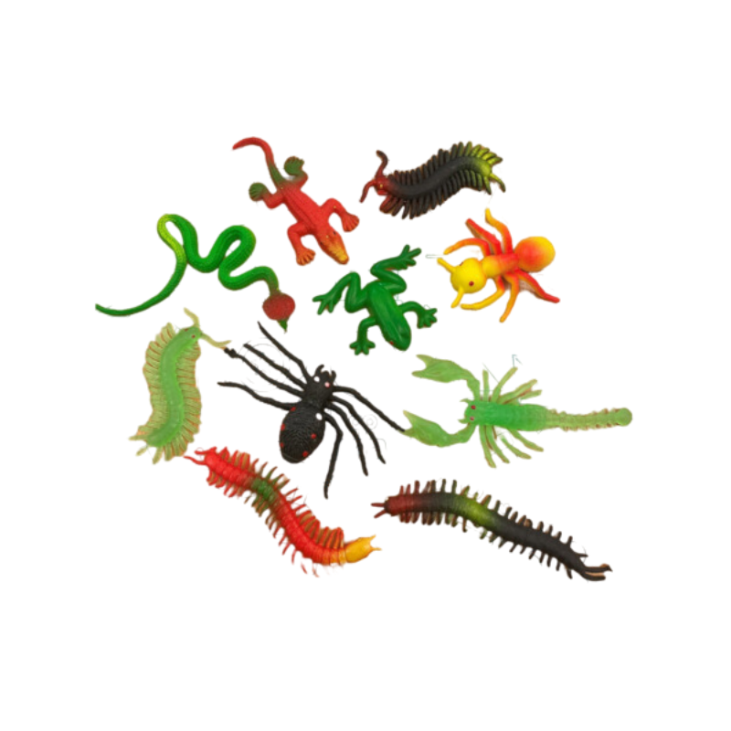 Denlo - Speelgoed - Enge Beesten / Insecten - DNL038 - (48 st.)-Denlo-Sordent