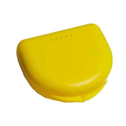 Orthobakje Gebitsbakje Smal (10 st)-Praktijkbenodigheden-Dental Market-Geel-Sordent