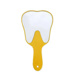 Handspiegel Kies- / Tandvorm Wit 24x13 cm - Div. Kleuren-Praktijkbenodigheden-Sordent-Sordent