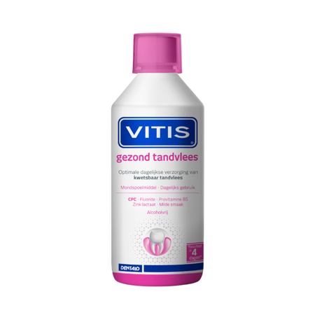 Vitis® Gezond Tandvlees Mondspoelmiddel - Anti-plaque werking (500 mL)-Dentaid-Sordent