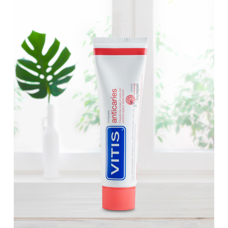 VITIS Anticaries Tandpasta – Bescherming tegen Cariës - (75 mL)-Dentaid-Sordent