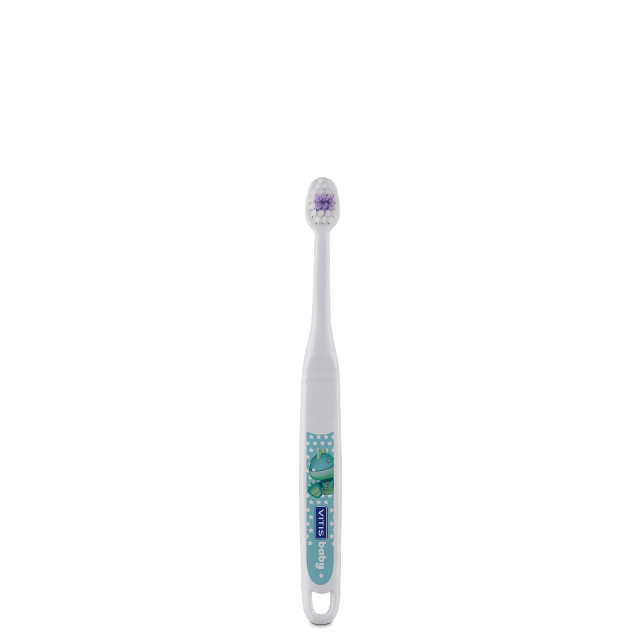 Vitis® Baby Tandenborstel - Kleine borstelkop en Smalle hals-Dentaid-Sordent