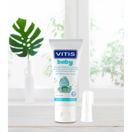 Vitis® Baby Gel-balsem incl. tandvlees-massage borsteltje (30 mL)-Dentaid-Sordent