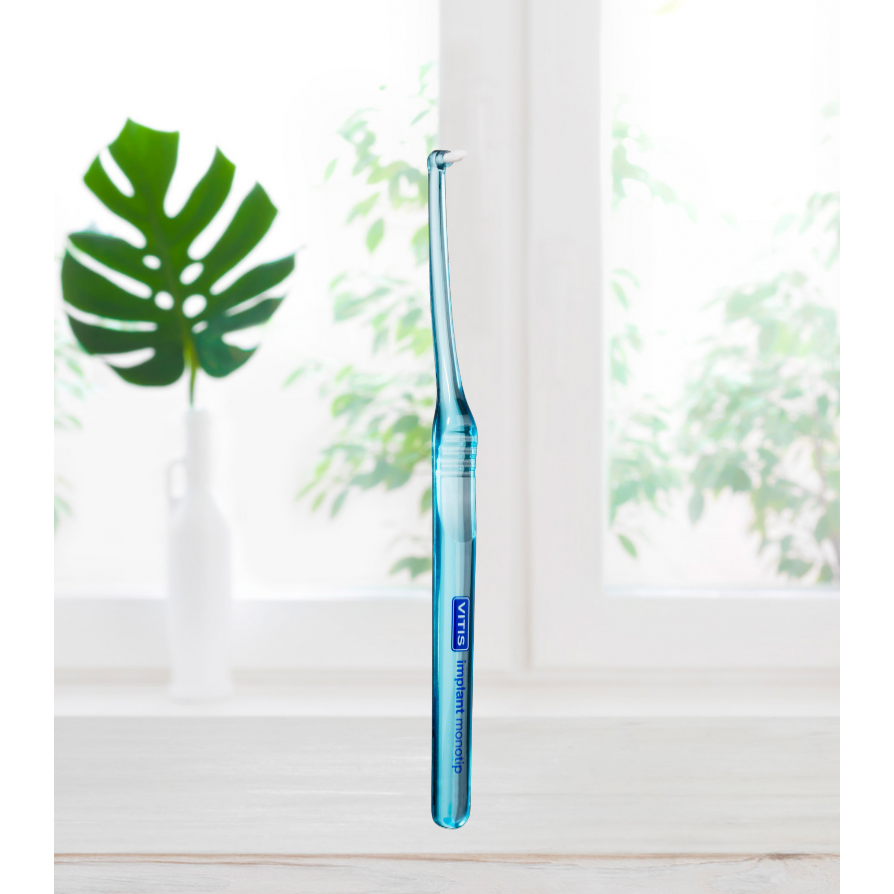 Vitis® Tandenborstel Medium met Vitis® Whitening tandpaste 15 mL-Dentaid-Sordent