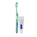 Vitis® Tandenborstel Medium met Vitis® Whitening tandpaste 15 mL-Dentaid-Sordent