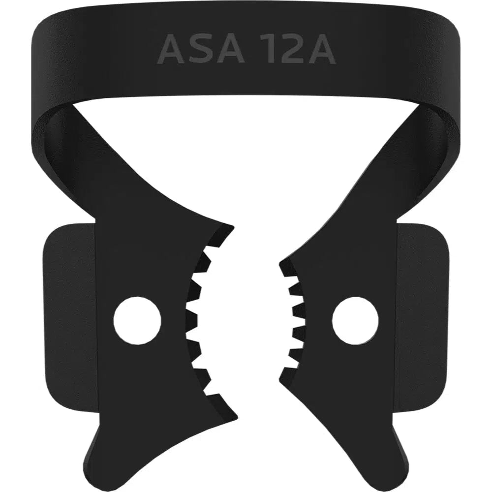 Asa Dental Vision® Shade Rubberdamklem #12A Gevleugeld, Gekarteld-Instrumenten-Asa Dental S.p.A-Sordent