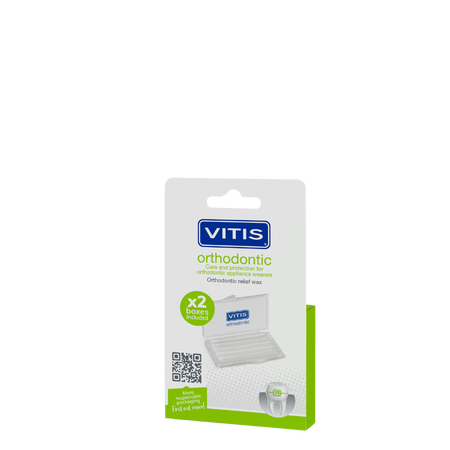 Vitis® Orthodontic Wax beschermt tegen beugel en brackets (2 st.)-Dentaid-Sordent